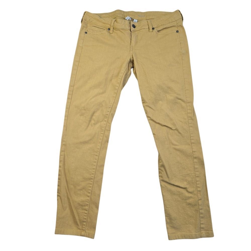 Mango Women's‎ Ella Skinny Jeans in Yellow Mustard size 8